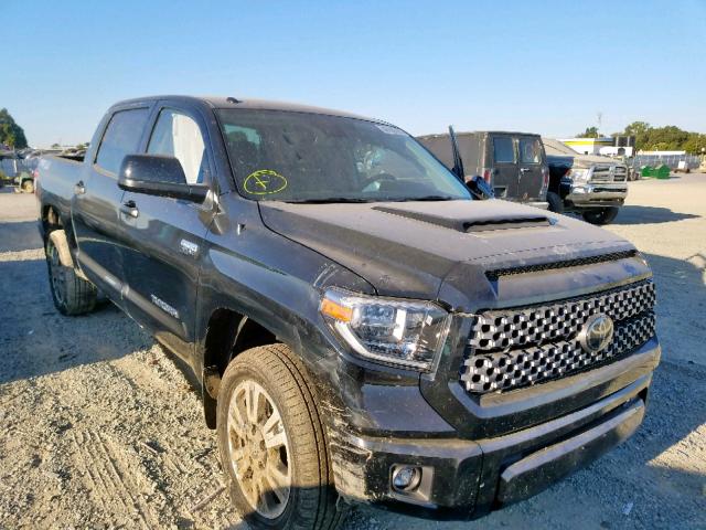 5TFDY5F18JX747491 - 2018 TOYOTA TUNDRA CRE BLACK photo 1