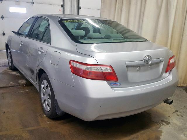 4T4BE46K98R027018 - 2008 TOYOTA CAMRY CE SILVER photo 3