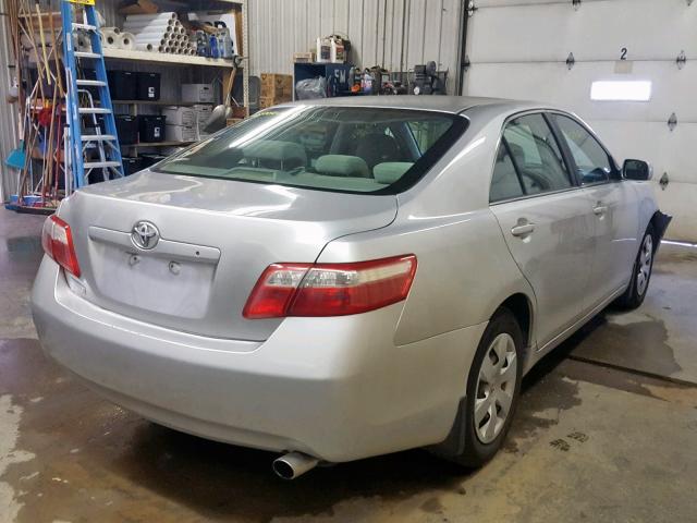 4T4BE46K98R027018 - 2008 TOYOTA CAMRY CE SILVER photo 4