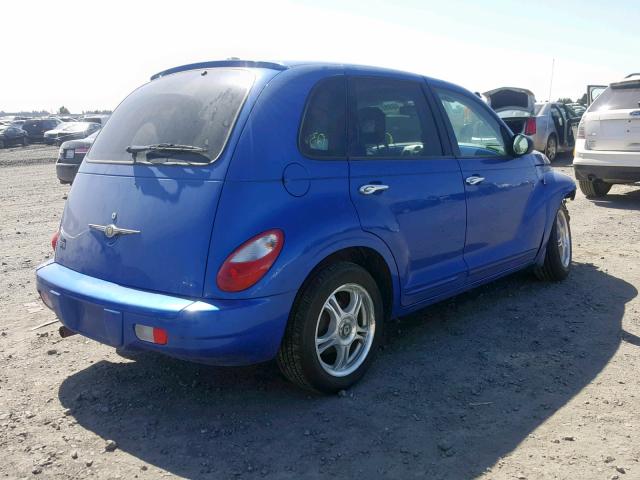 3A8FY68B06T331189 - 2006 CHRYSLER PT CRUISER BLUE photo 4