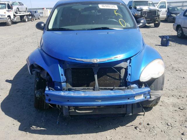 3A8FY68B06T331189 - 2006 CHRYSLER PT CRUISER BLUE photo 9