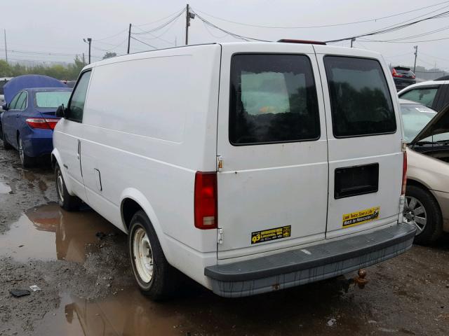 1GCDM19W5WB109277 - 1998 CHEVROLET ASTRO WHITE photo 3