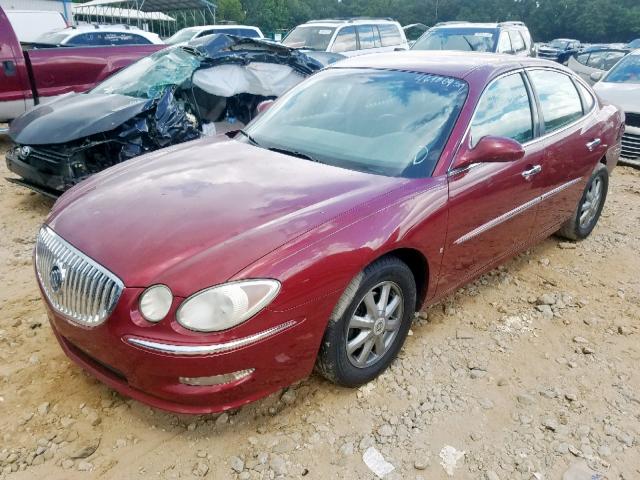 2G4WD582791109943 - 2009 BUICK LACROSSE C RED photo 2