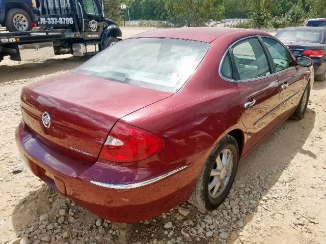 2G4WD582791109943 - 2009 BUICK LACROSSE C RED photo 4