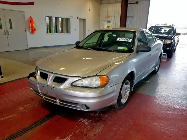 1G2NF52E24M590523 - 2004 PONTIAC GRAND AM S SILVER photo 2