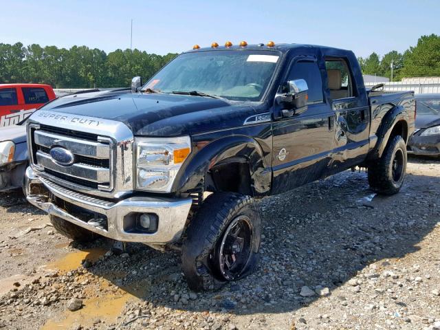 1FT7W2BT4CEC53412 - 2012 FORD F250 SUPER BLACK photo 2