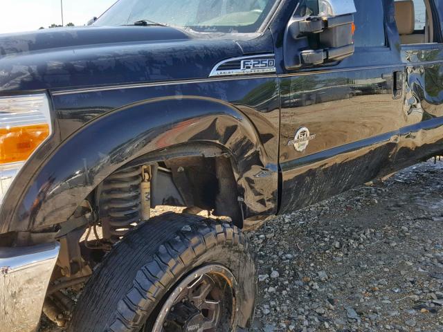 1FT7W2BT4CEC53412 - 2012 FORD F250 SUPER BLACK photo 9