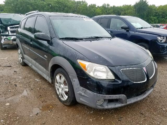 5Y2SL65826Z412796 - 2006 PONTIAC VIBE BLACK photo 1