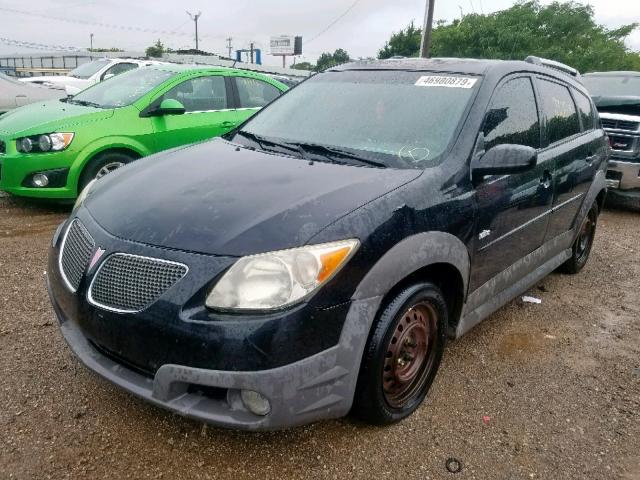 5Y2SL65826Z412796 - 2006 PONTIAC VIBE BLACK photo 2