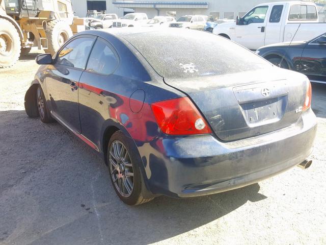 JTKDE177650008339 - 2005 TOYOTA SCION TC ლურჯი ფოტო 3