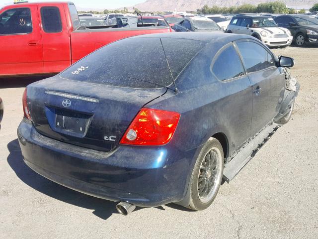 JTKDE177650008339 - 2005 TOYOTA SCION TC ლურჯი ფოტო 4