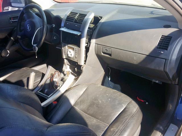 JTKDE177650008339 - 2005 TOYOTA SCION TC ლურჯი ფოტო 9
