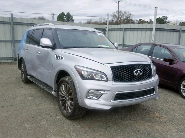 JN8AZ2NF9H9643901 - 2017 INFINITI QX80 BASE SILVER photo 1