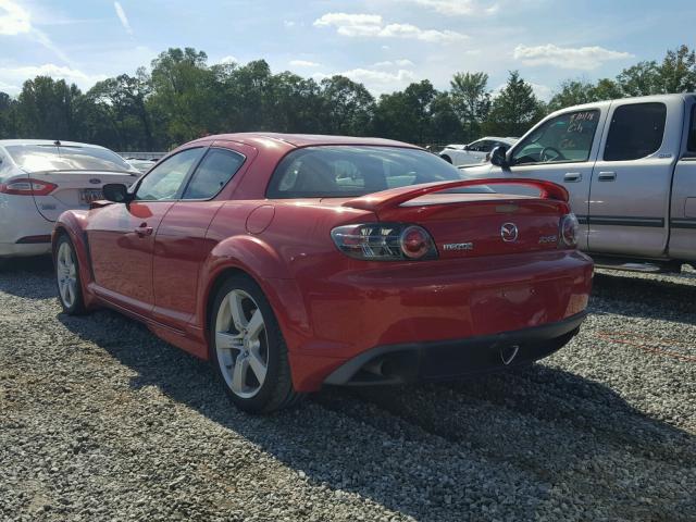 JM1FE173050159528 - 2005 MAZDA RX8 RED photo 3