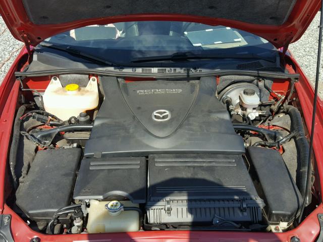 JM1FE173050159528 - 2005 MAZDA RX8 RED photo 7