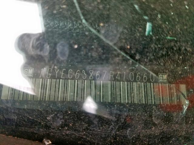 1GYEC63867R410660 - 2007 CADILLAC ESCALADE L BLACK photo 10