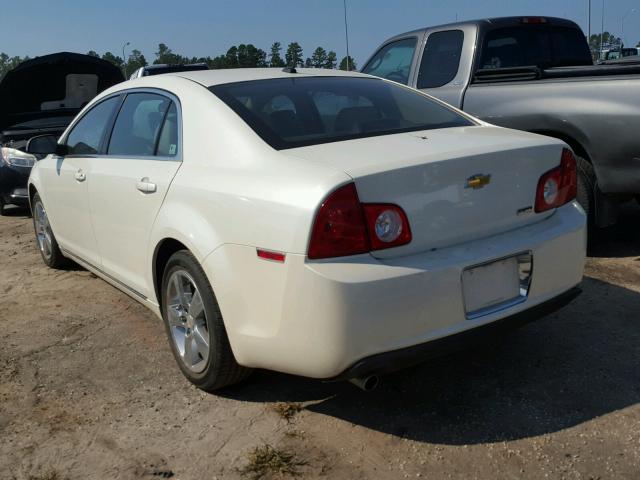 1G1ZD5EB8AF225289 - 2010 CHEVROLET MALIBU 2LT WHITE photo 3