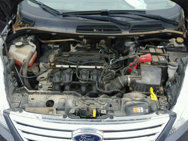 3FADP4BJ0DM146949 - 2013 FORD FIESTA SE GRAY photo 7