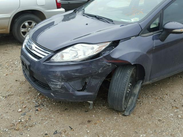 3FADP4BJ0DM146949 - 2013 FORD FIESTA SE GRAY photo 9