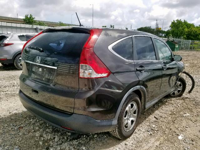 2HKRM3H31EH539460 - 2014 HONDA CR-V LX BROWN photo 4