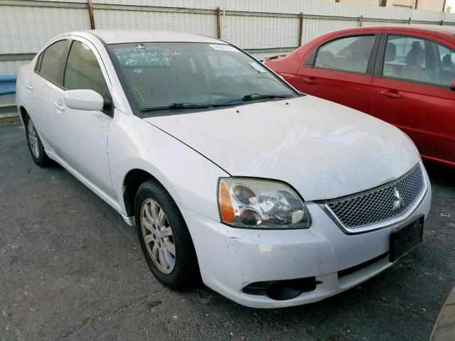 4A32B2FF0CE019601 - 2012 MITSUBISHI GALANT FE WHITE photo 1