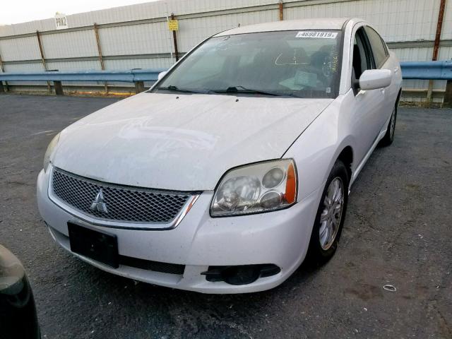 4A32B2FF0CE019601 - 2012 MITSUBISHI GALANT FE WHITE photo 2