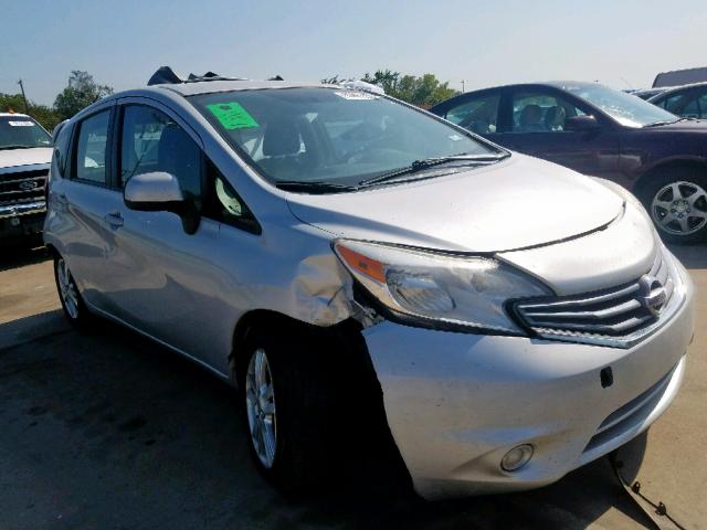 3N1CE2CP2EL383858 - 2014 NISSAN VERSA NOTE SILVER photo 1