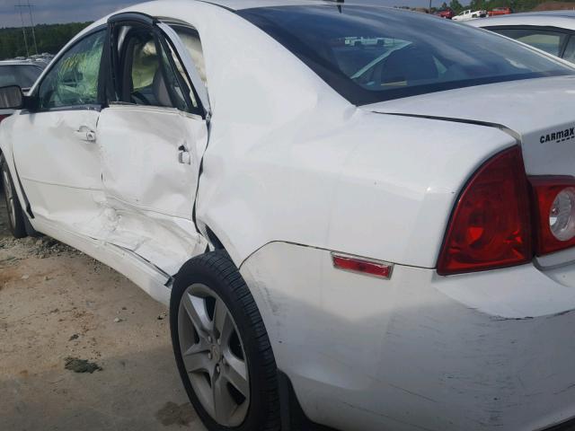 1G1ZB5EB8AF313068 - 2010 CHEVROLET MALIBU LS თეთრი ფოტო 9