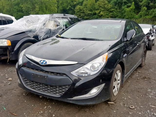 KMHEC4A48CA044327 - 2012 HYUNDAI SONATA HYB BLACK photo 2