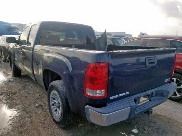 1GTEC19X39Z176701 - 2009 GMC SIERRA C15 BLUE photo 3