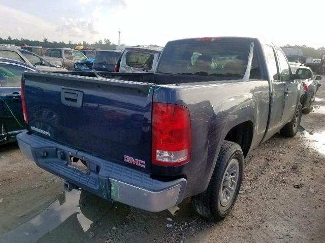 1GTEC19X39Z176701 - 2009 GMC SIERRA C15 BLUE photo 4