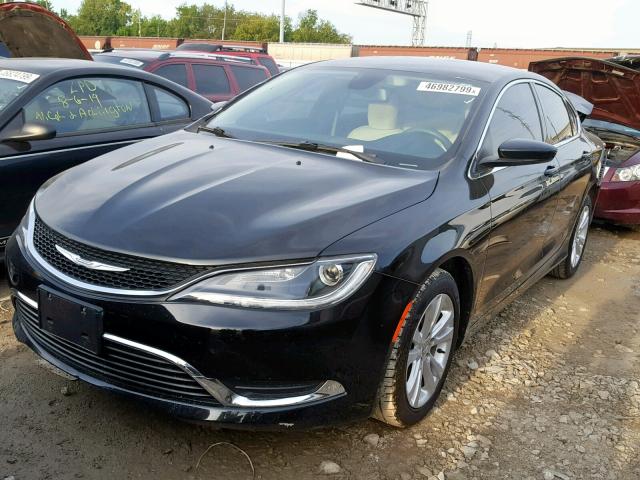 1C3CCCAB8FN753314 - 2015 CHRYSLER 200 LIMITE BLACK photo 2