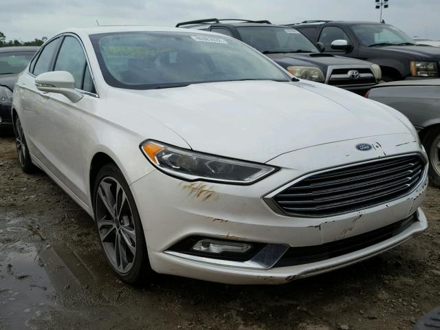 3FA6P0K98HR392082 - 2017 FORD FUSION TIT WHITE photo 1