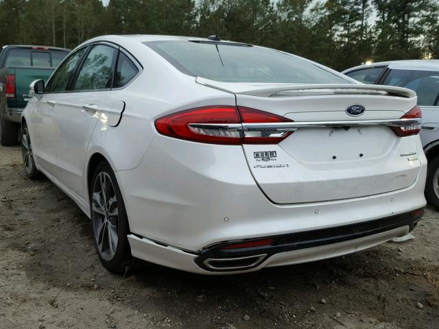 3FA6P0K98HR392082 - 2017 FORD FUSION TIT WHITE photo 3