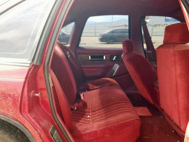 2G4WF54L9N1415318 - 1992 BUICK REGAL GRAN MAROON photo 6