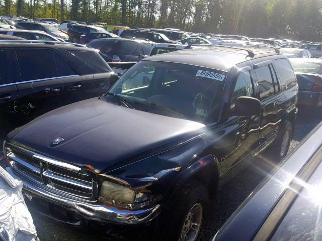 1B4HS28N4YF203536 - 2000 DODGE DURANGO BLUE photo 2