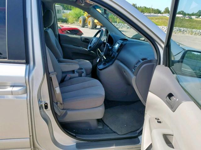 KNDMG4C72C6473025 - 2012 KIA SEDONA LX SILVER photo 5