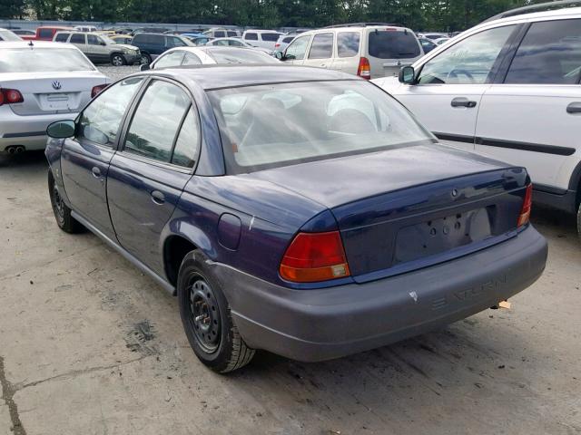 1G8ZH5281XZ265543 - 1999 SATURN SL1 BLUE photo 3