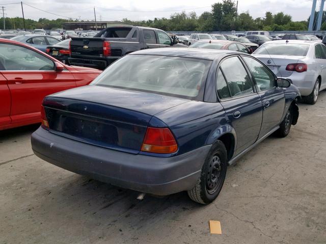 1G8ZH5281XZ265543 - 1999 SATURN SL1 BLUE photo 4