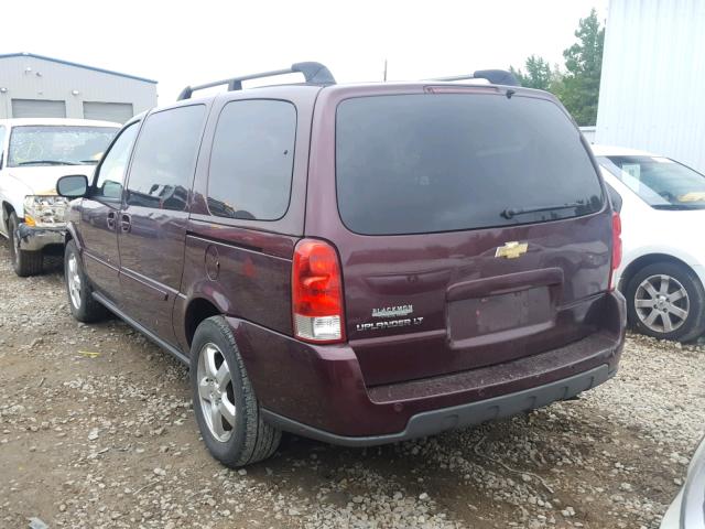1GNDV33158D112989 - 2008 CHEVROLET UPLANDER L 勃艮第红 照片 3