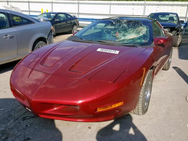 2G2FV22P1S2225955 - 1995 PONTIAC FIREBIRD F RED photo 2