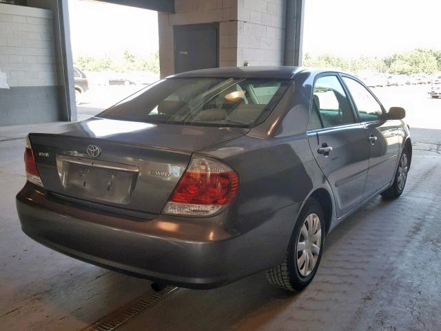 4T1BE32K55U596308 - 2005 TOYOTA CAMRY LE GRAY photo 4