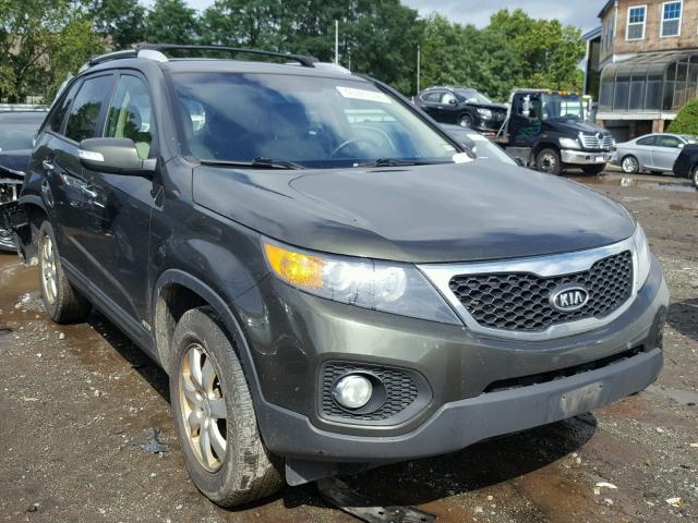 5XYKTCA1XBG143401 - 2011 KIA SORENTO BA GREEN photo 1