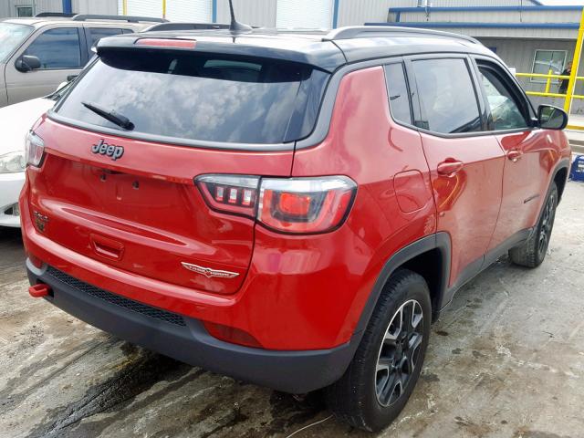 3C4NJDDB2KT595171 - 2019 JEEP COMPASS TR RED photo 4