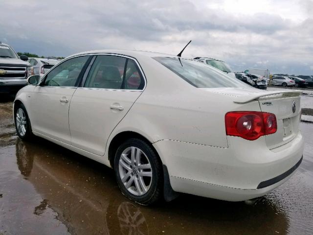 3VWEF71K87M137771 - 2007 VOLKSWAGEN JETTA WOLF WHITE photo 3