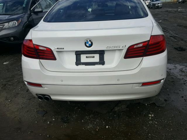 WBAFV3C51FD687041 - 2015 BMW 535 D WHITE photo 9