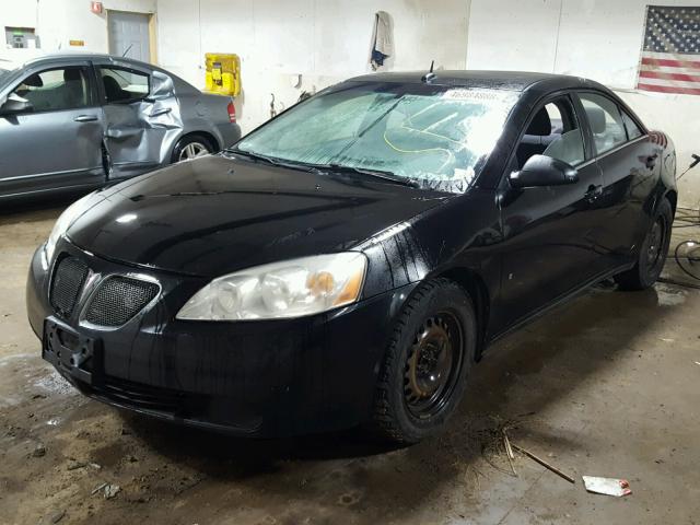 1G2ZF57B884175440 - 2008 PONTIAC G6 VALUE L BLACK photo 2