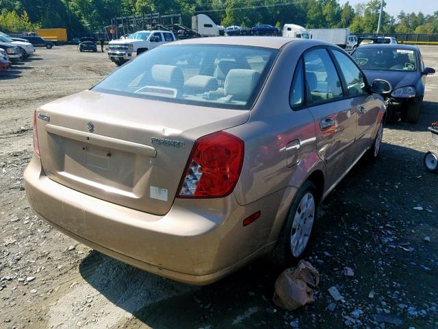 KL5JD56Z86K292009 - 2006 SUZUKI FORENZA GOLD photo 4