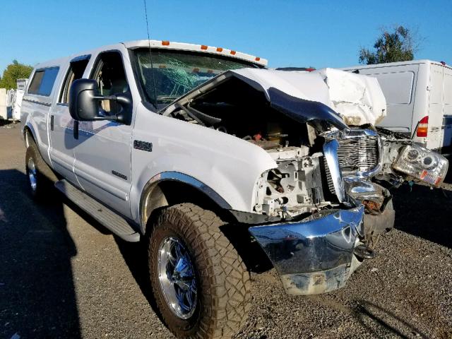 1FTSW31F31EA01692 - 2001 FORD F350 SRW S WHITE photo 1