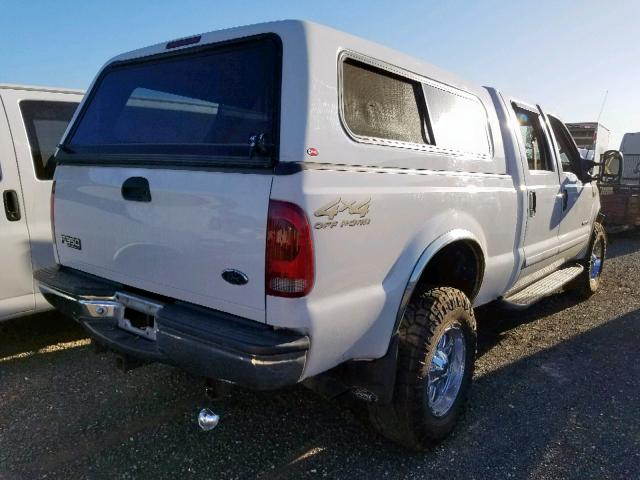 1FTSW31F31EA01692 - 2001 FORD F350 SRW S WHITE photo 4